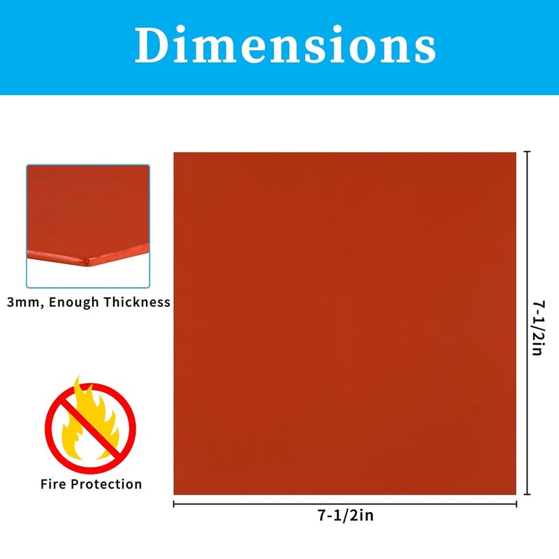 ABOAT T Fire Putty Electrical Pads Fire Barrier Moldable With Disposable Gloves for Sockets Wall Openings Electrical Box Water Supply Boxes (10, 7-1/2 Inch) - Image 2